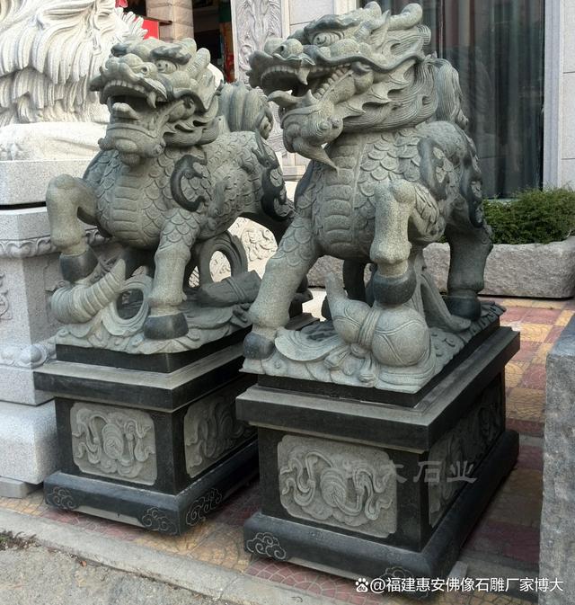 详解：最佳摆放点与注意事项j9国际站石雕麒麟安放位置(图1)